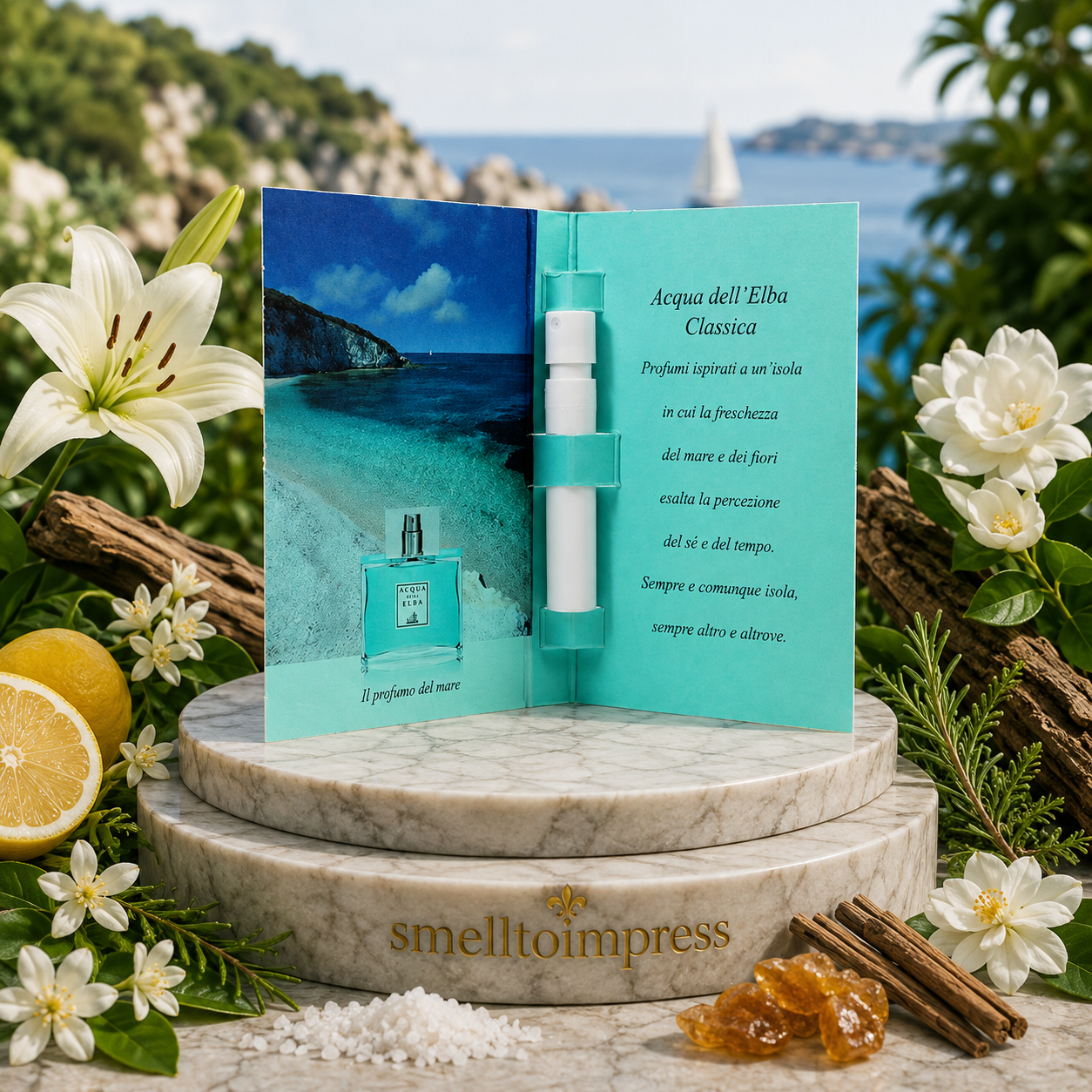 εικόνα επίσημου δείγματος αρώματος Acqua dell' Elba Classica 1,2 ml 0,04 fl. oz
