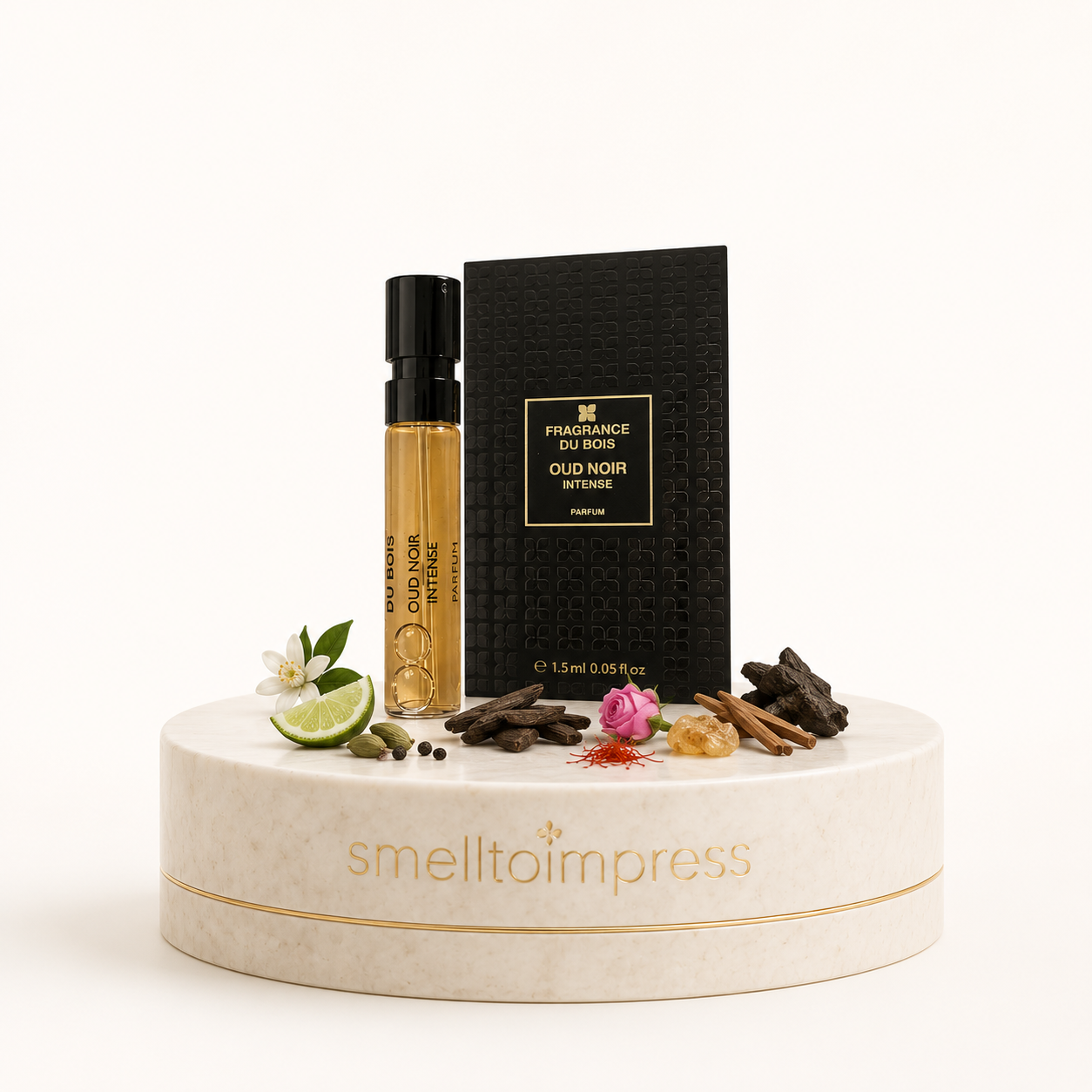 Fragrance Du Bois Oud Noir Intense 1,5 ml 0,05 fl. oz. επίσημο δείγμα αρώματος
