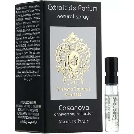 TIZIANA TERENZI Casanova Απόσπασμα αρώματος 0,05 OZ 1,5 ML επίσημο δείγμα αρώματος