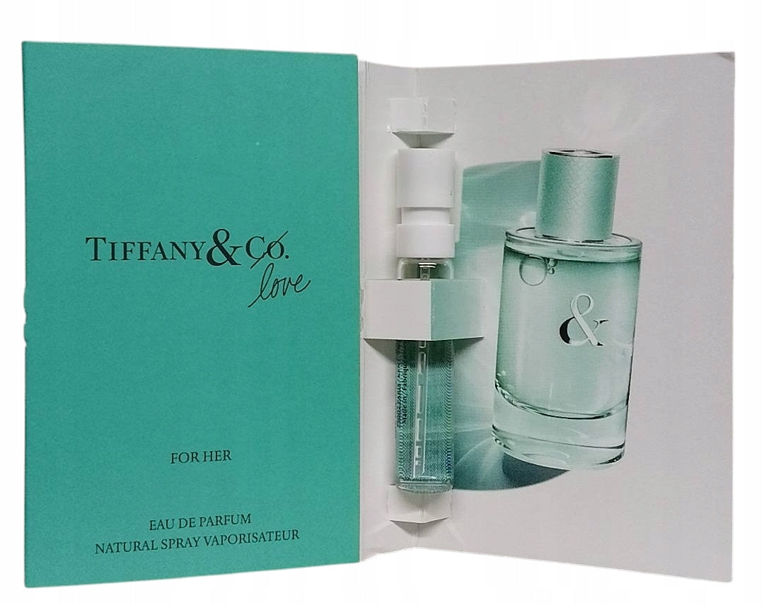 Επίσημα δείγματα αρώματος Tiffany & Co Love For Her 1,2ml 0,04 ουγγιές υγρού.