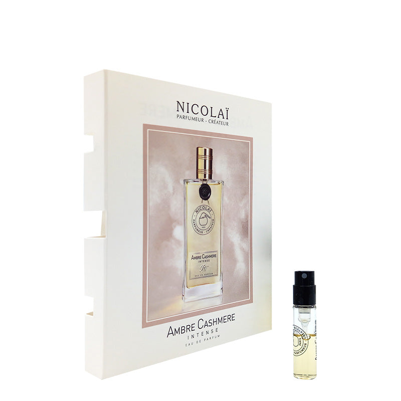 επίσημα δείγματα αρώματος του αρώματος Nicolai Amber Cashmere Intense 1,8ml 0,07 ουγγιάς.