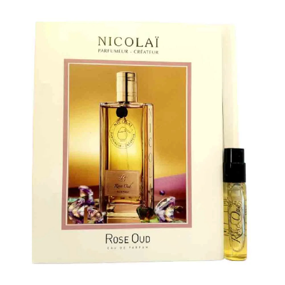επίσημα δείγματα αρώματος του αρώματος Nicolai Rose Oud 1,8ml 0,07 ουγγιάς.