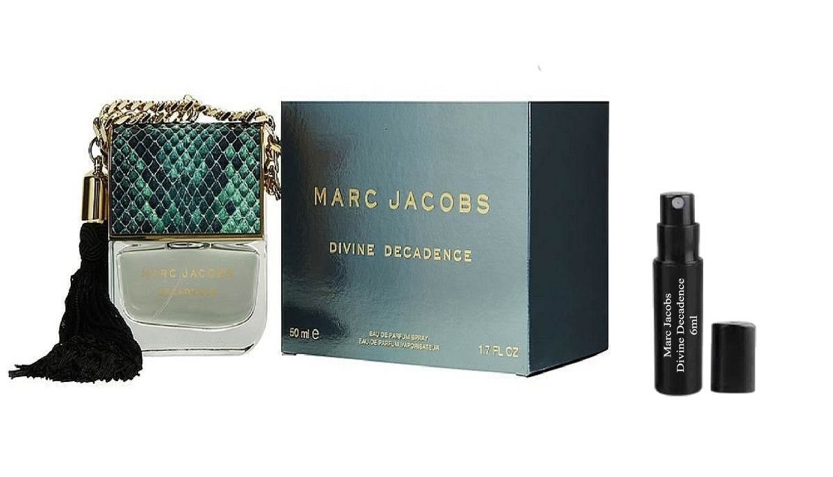MARC JACOBS DIVINE DECADENCE 6ml 0.20 fl. oz. επίσημο δείγμα αρώματος, Mostră de parfum MARC JACOBS DIVINE DECADENCE 6ml 0.20 fl. oz., MARC JACOBS DIVINE DECADENCE 12ml 0.41 fl. oz. δείγμα αρώματος, MARC JACOBS DIVINE DECADENCE 12ml 0.41 fl. oz. δείγ