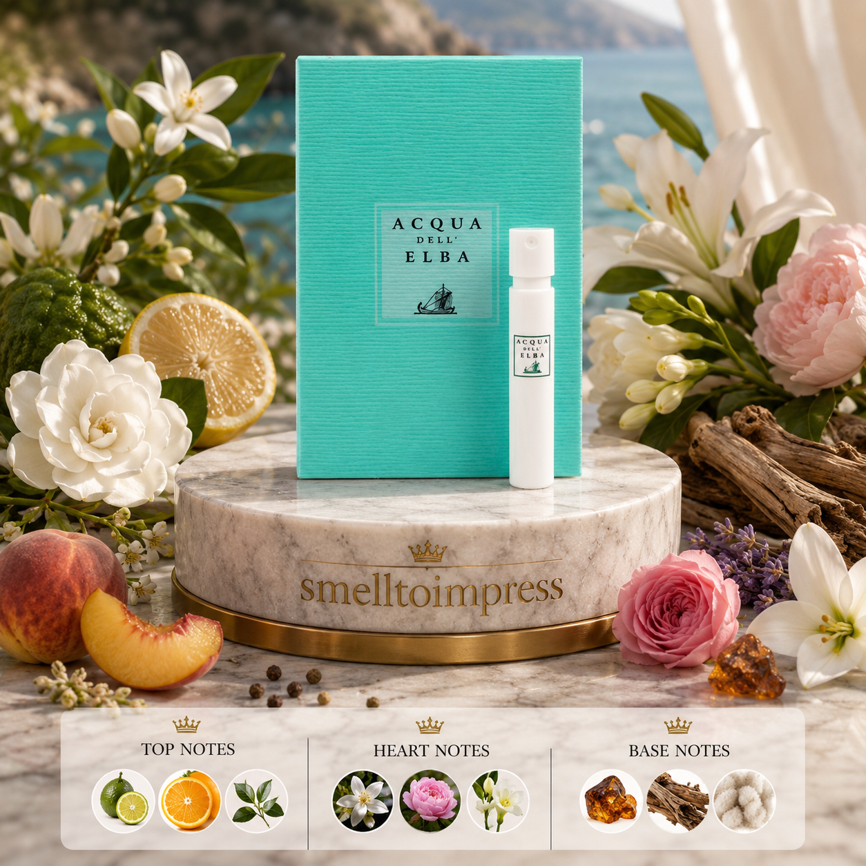 εικόνα επίσημου δείγματος αρώματος Acqua Dell' Elba Essenza Donna 1,2 ml 0,04 fl. oz