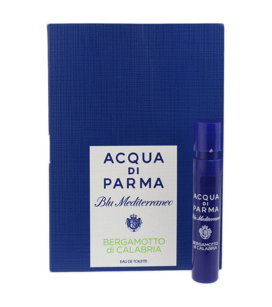 Acqua Di Parma Blu Mediterraneo Bergamotto di Calabria 1,2ml 0,04 fl. oz. επίσημα δείγματα αρώματος, Acqua Di Parma Blu Mediterraneo Bergamotto di Calabria 1,2ml 0,04 fl. oz. δείγμα αρώματος, Acqua Di Parma Blu Mediterraneo Bergamotto di Calabria 1,2