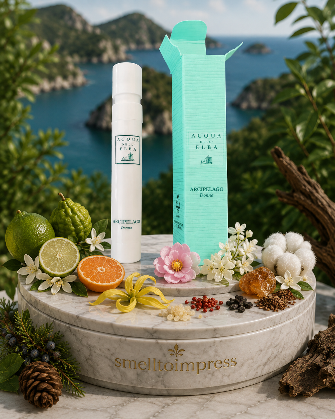 εικόνα επίσημου δείγματος αρώματος Acqua dell' Elba Arcipelago Donna 1,2 ml 0,04 fl. oz