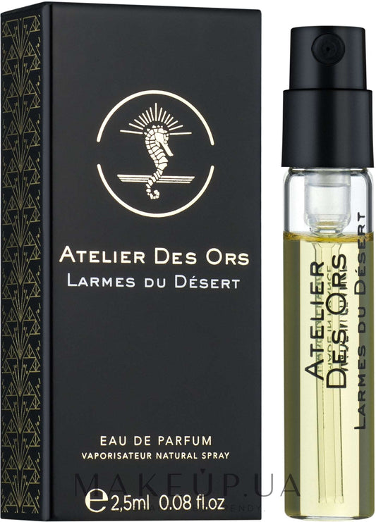 Atelier Des Ors Larmes du Desert 2,5ml 0,08 fl. oz. Επίσημα δείγματα αρωμάτων