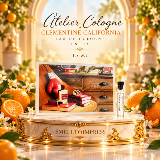 εικόνα επίσημου δείγματος αρώματος Atelier Cologne Clementine California Eau De Cologne 1,7 ml