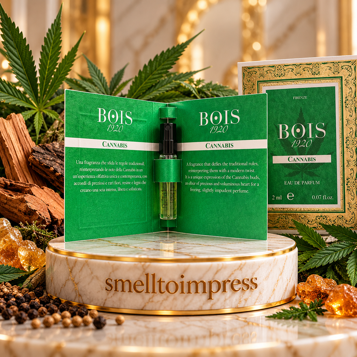 image of Bois 1920 Cannabis 2ml 0.06 fl. oz. official perfume sample