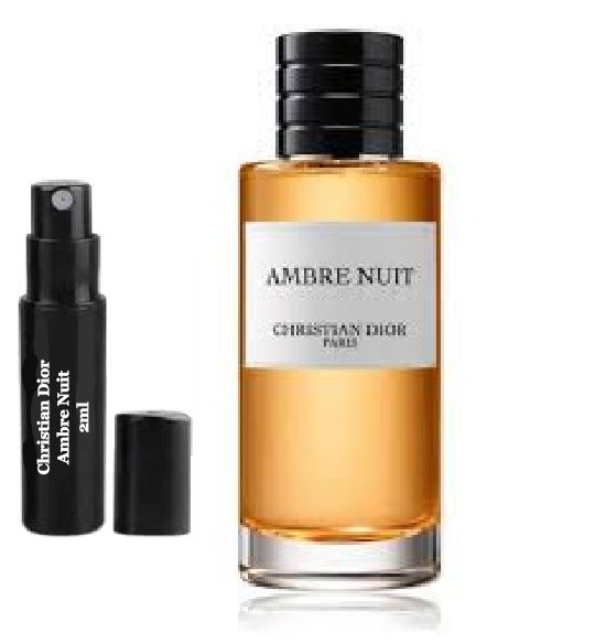 Δείγμα αρώματος Christian Dior Ambre Nuit 2ml 0,068 ουγγιές υγρού.