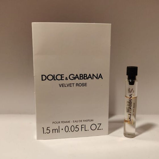 Dolce & Gabbana VELVET Rose 1,5ml επίσημο δείγμα αρώματος