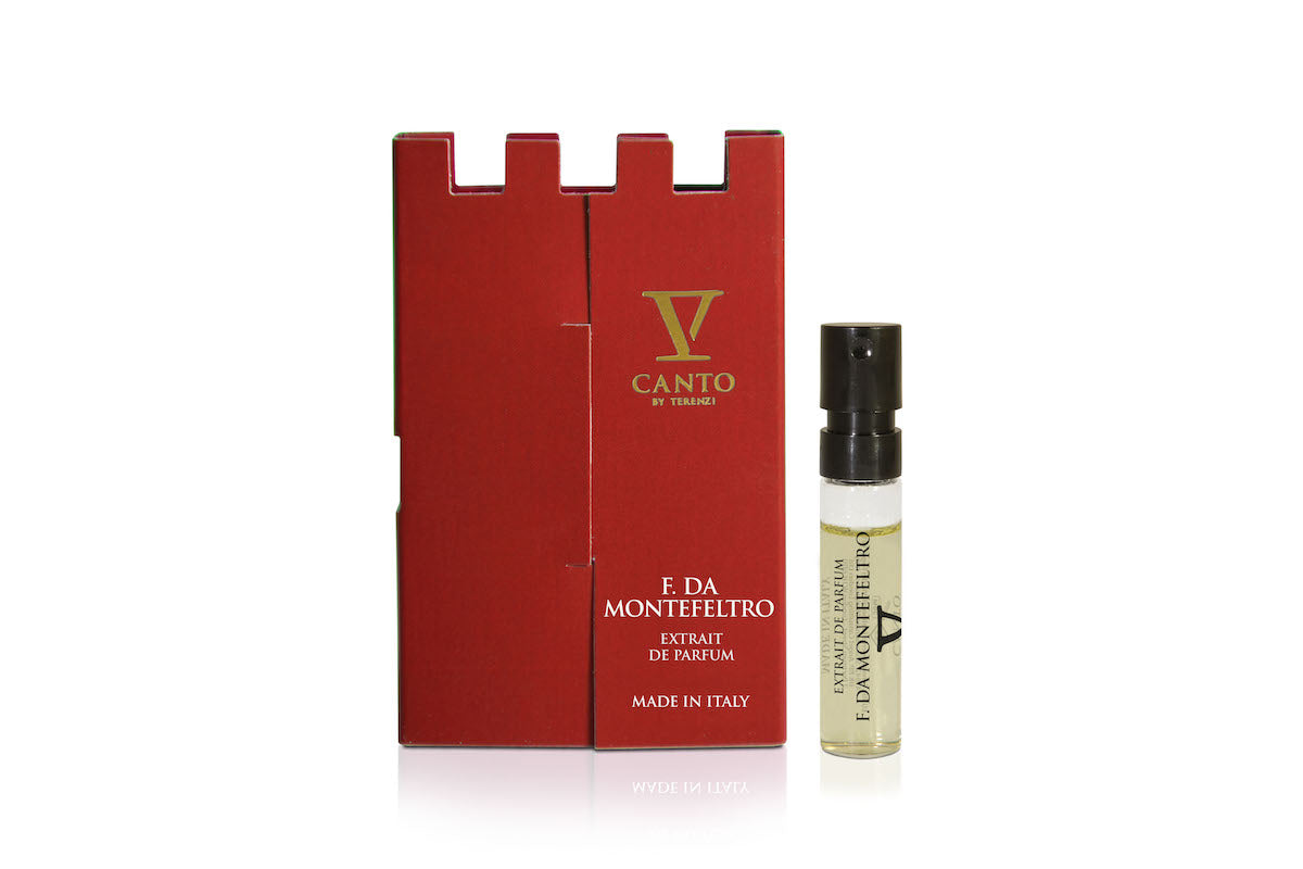 F. da Montefeltro από V Canto 1,5ml επίσημα δείγματα αρώματος
