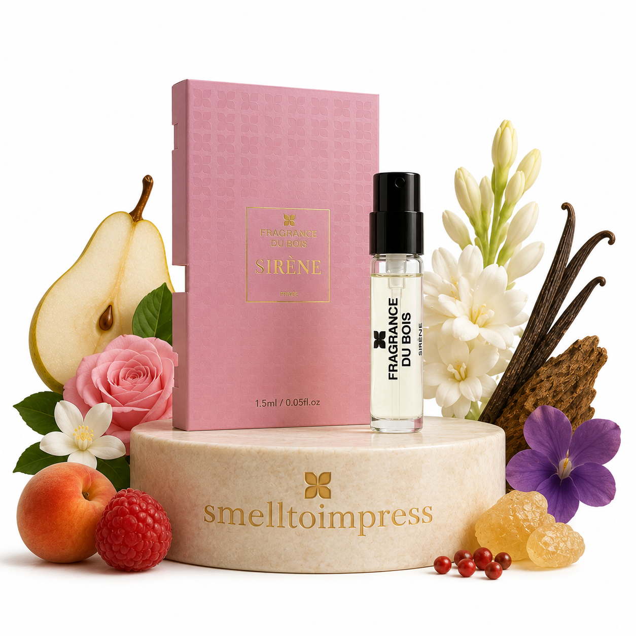 εικόνα επίσημου δείγματος αρώματος Fragrance Du Bois Sirene Privee 1,5 ml 0,05 fl. oz.