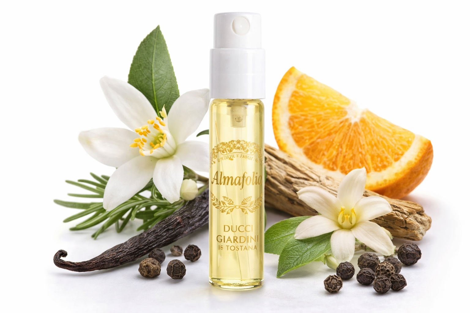 εικόνα από επίσημα δείγματα αρωμάτων Giardini di Toscana Almafolia