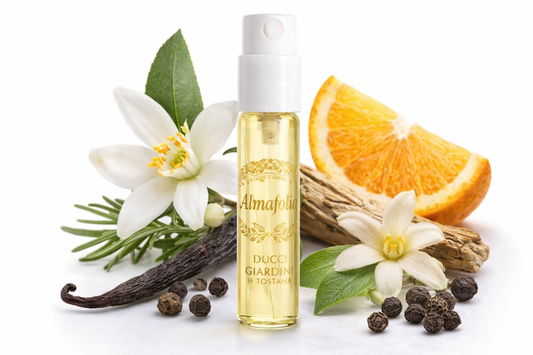 εικόνα από επίσημα δείγματα αρωμάτων Giardini di Toscana Almafolia