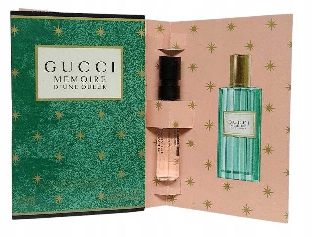 Επίσημο δείγμα αρώματος Gucci Memoire d' Une Odeur της Gucci Parfums 1,5ml 0,05 φλ. ουγκιά. διακόπηκε το άρωμα