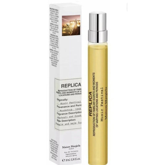 Maison Margiela Replica Music Festival 10ml επίσημο δείγμα αρώματος ταξιδιού σε μέγεθος ταξιδίου