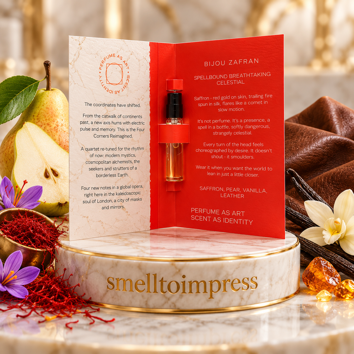 Επίσημα δείγματα αρώματος Ormonde Jayne Bijou Zafran 2,5 ml από Smelltoimpress
