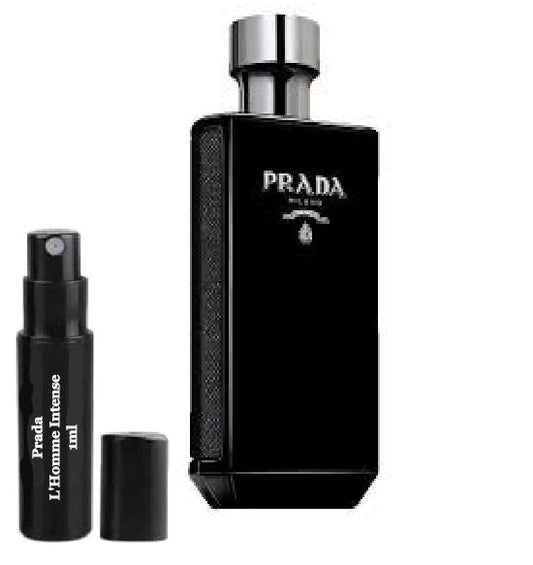 Δείγματα δοκιμής αρωμάτων Prada L'Homme Intense