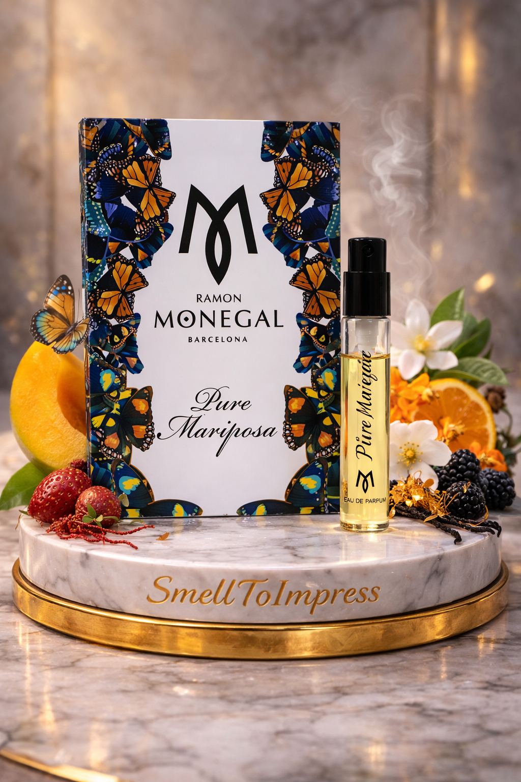 Ramon Monegal Pure Mariposa 2ml 0,06 φλιτζ. ουγκιά. επίσημος δοκιμαστής δειγμάτων αρώματος
