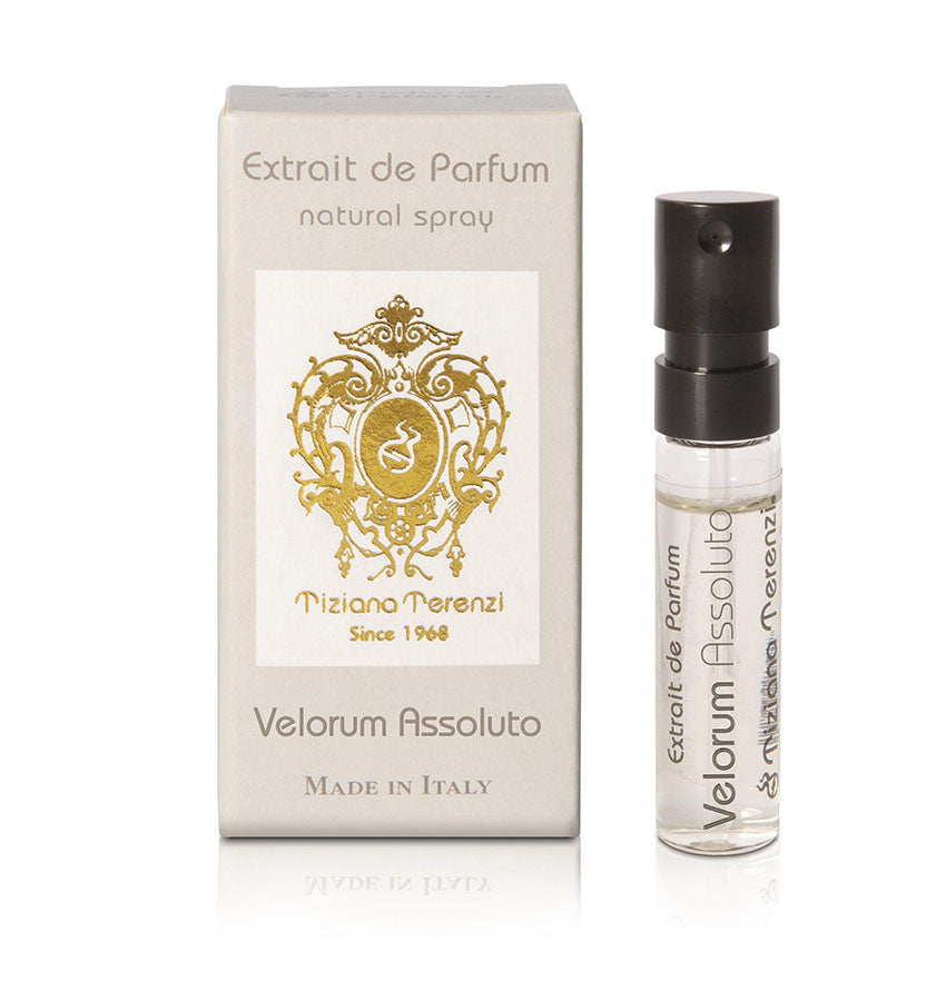 TIZIANA TERENZI Velorum Assoluto Extrait de parfum 0,05 OZ 1,5 ML επίσημος δοκιμαστής αρώματος δείγματος αρώματος