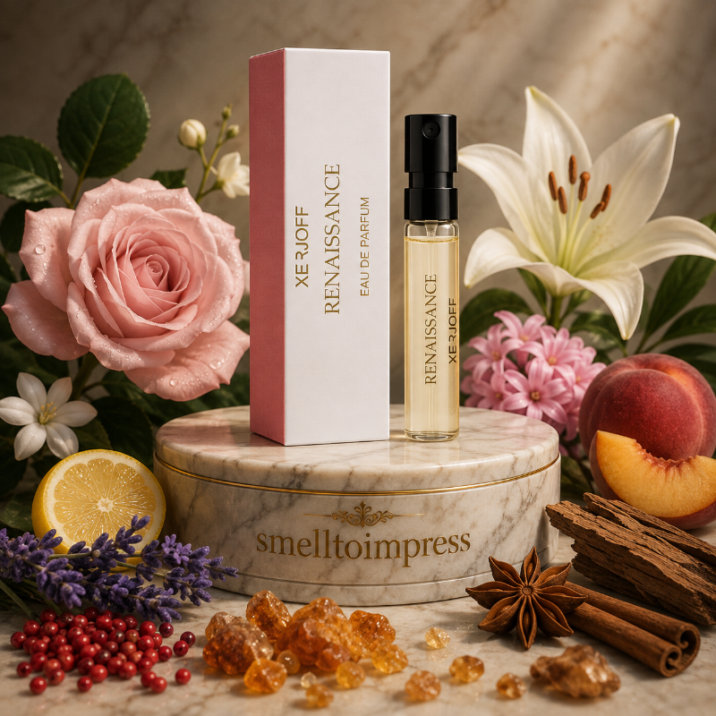 εικόνα επίσημου δείγματος αρώματος XERJOFF RENAISSANCE 2 ml 0,06 fl. oz.