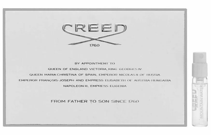 Creed Silver Mountain Water 1,7ml 0,0574 επίσημο δείγμα αρώματος δοκιμαστής