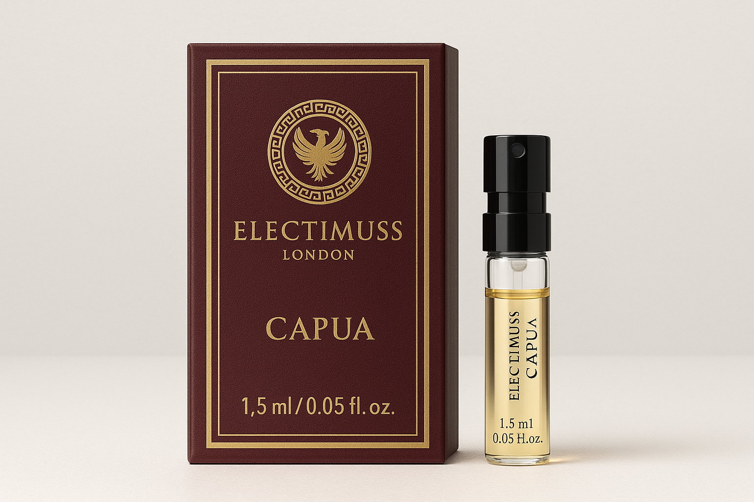 Electimuss London Capua 1.5ml 0.05 fl. oz. επίσημο δείγμα αρώματος