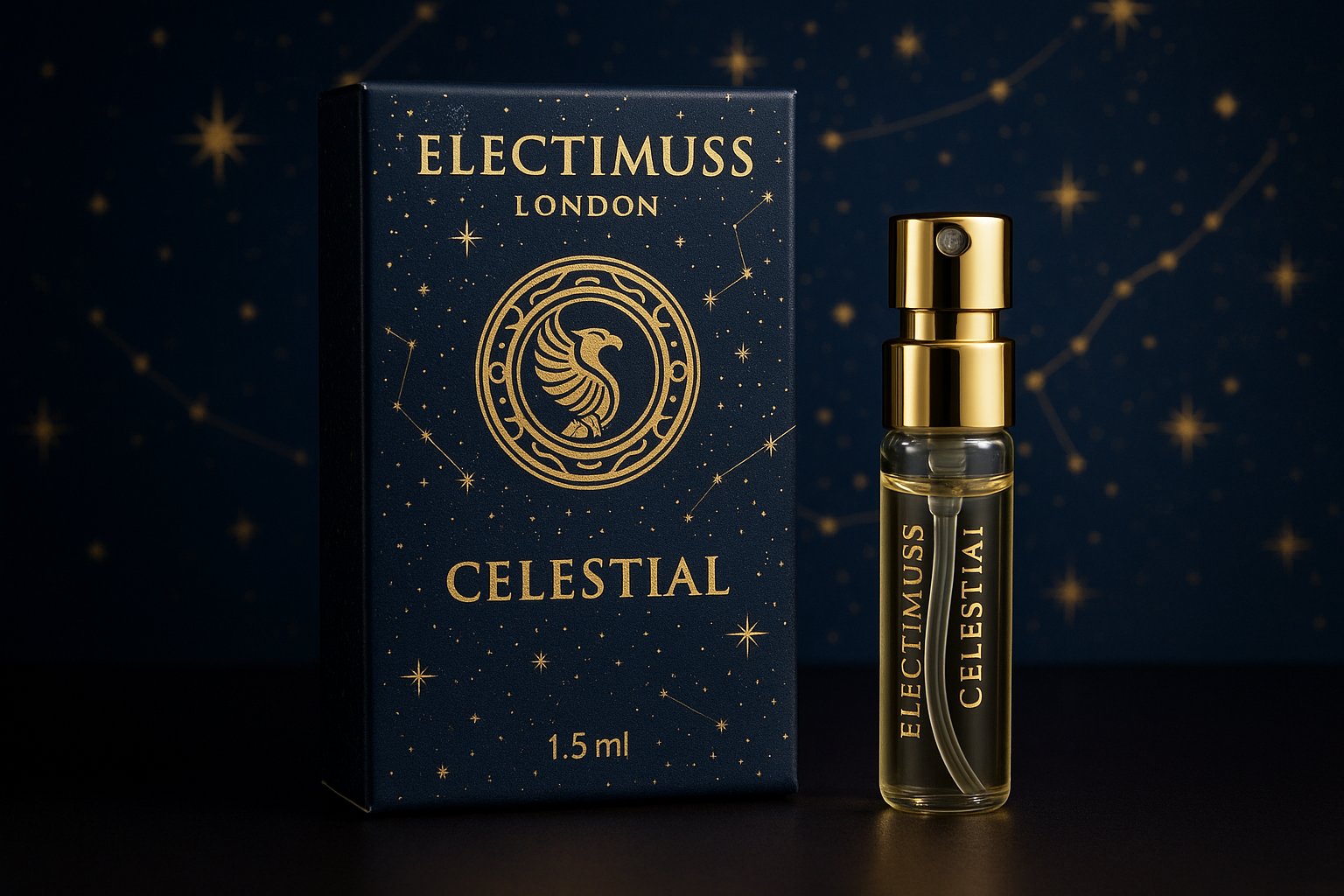 Electimuss London Celestial 1.5ml 0.05 fl. oz. επίσημο δείγμα αρώματος