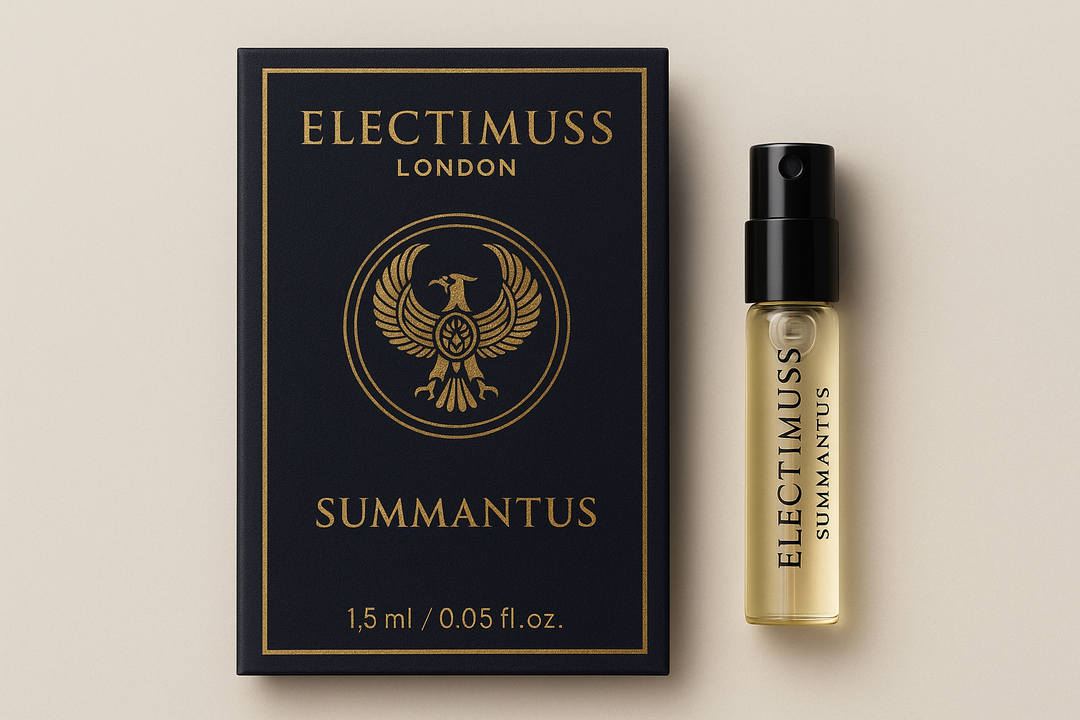 Electimuss London Summantus 1.5ml 0.05 fl. oz. επίσημο δείγμα αρώματος