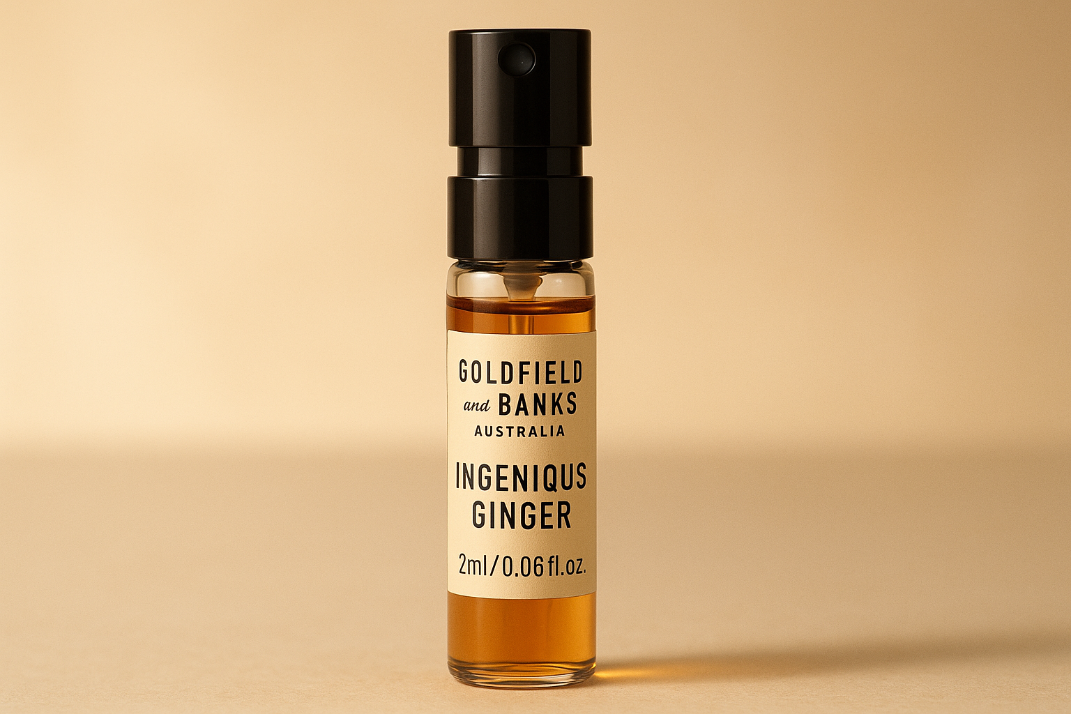 Goldfield and Banks Australia Ingenious Ginger 2ml 0.06 fl. oz. επίσημο δείγμα αρώματος