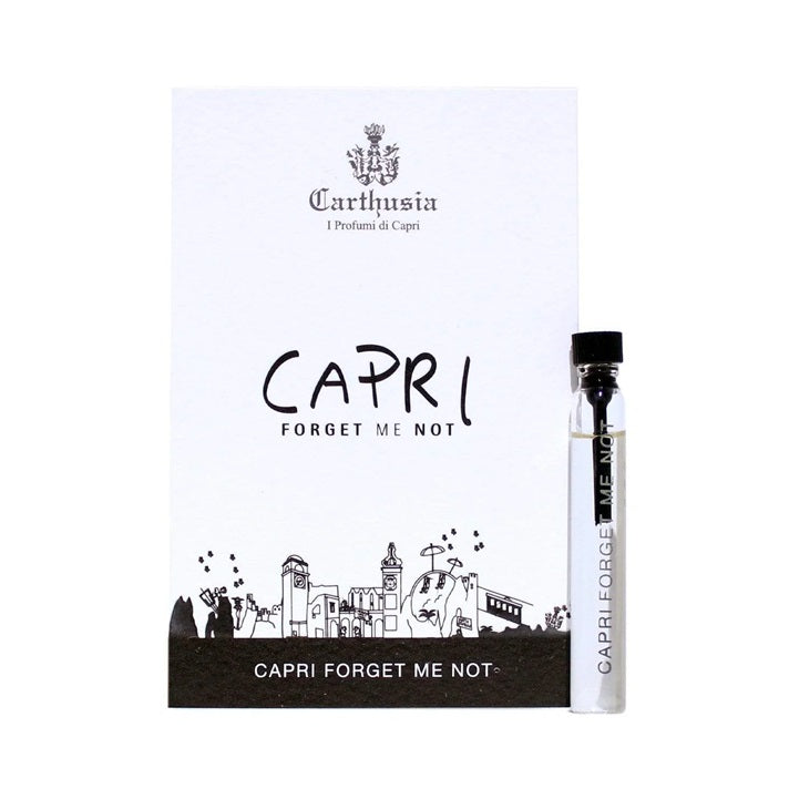 επίσημο δείγμα αρώματος Carthusia Capri Forget Me Not μέγεθος 2ml 0,06 ουγγιάς.