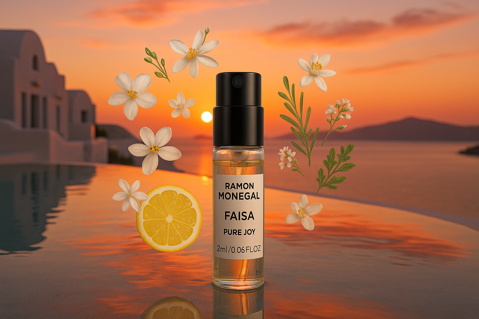 Επίσημο δείγμα αρώματος Ramon Monegal Faisa Pure Joy 2ml 0,06 fl.o.z. δοκιμαστής αρωμάτων