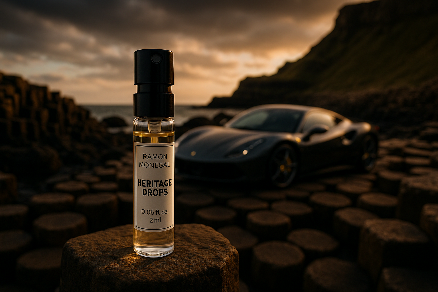 Επίσημο δείγμα αρώματος Ramon Monegal Heritage Drops 2ml 0.06 fl.o.z. δοκιμαστής αρώματος