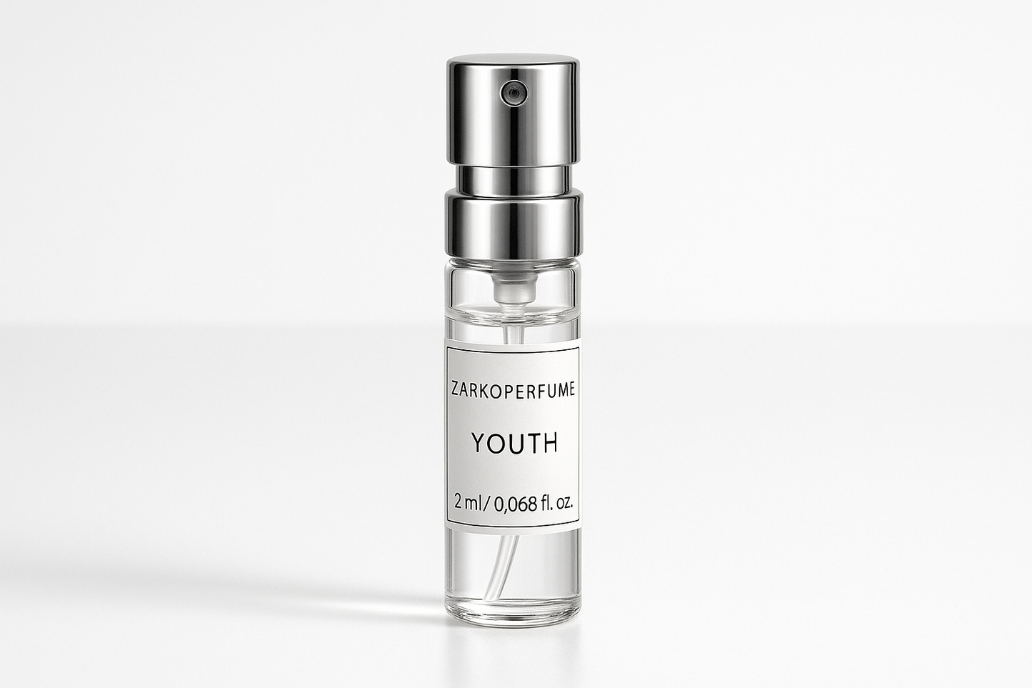 Zarkoperfume Youth 2ml 0,068 fl. oz. επίσημο δείγμα αρωματικού σπρέι