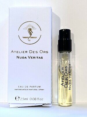 Atelier Des Ors Nuda Veritas 2,5ml 0,08 fl. oz. επίσημο δείγμα αρώματος, Atelier Des Ors Nuda Veritas 2,5ml 0,08 fl. oz. επίσημο δείγμα αρώματος, Atelier Des Ors Nuda Veritas 2,5ml 0,08 fl. oz. επίσημο δείγμα αρώματος, Atelier Des Ors Nuda Veritas 2,