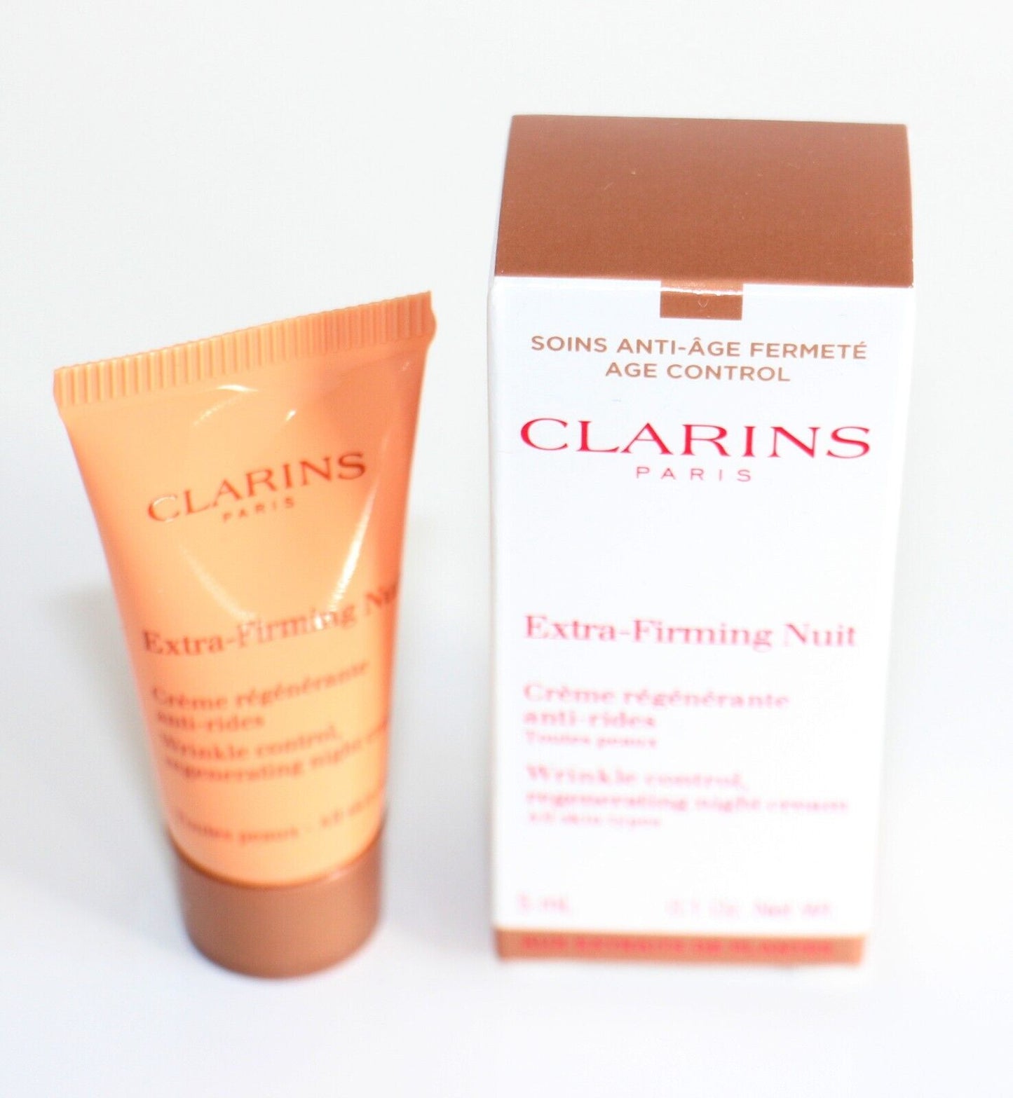 Δείγμα περιποίησης δέρματος Clarins Extra-Firming Nuit Mini 5ML 0,1 oz. Για ξηρό δέρμα