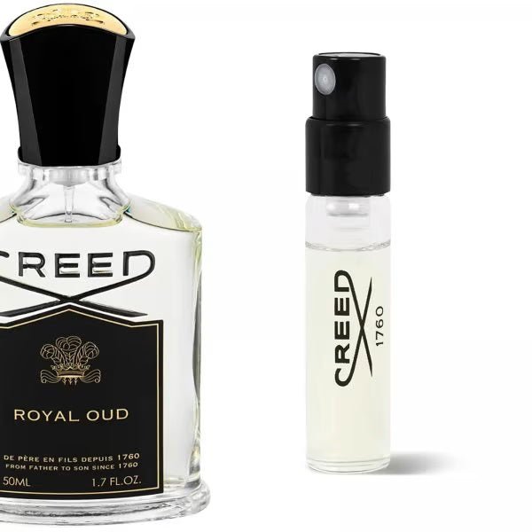Αναβαθμίστε το άρωμά σας με το πολυτελές Creed Royal Oud edp. Δοκιμάστε το με το επίσημο δείγμα αρώματος 2ml 0,06 fl. oz. πριν δεσμευτείτε για το πλήρες μπουκάλι. Αναβαθμίστε τις αισθήσεις σας με αυτό το εκπληκτικό άρωμα.
