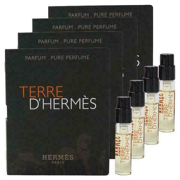 Επίσημα δείγματα αρώματος Hermes Terre D'Hermes Parfum Pure 2ml/0.06fl.oz.
