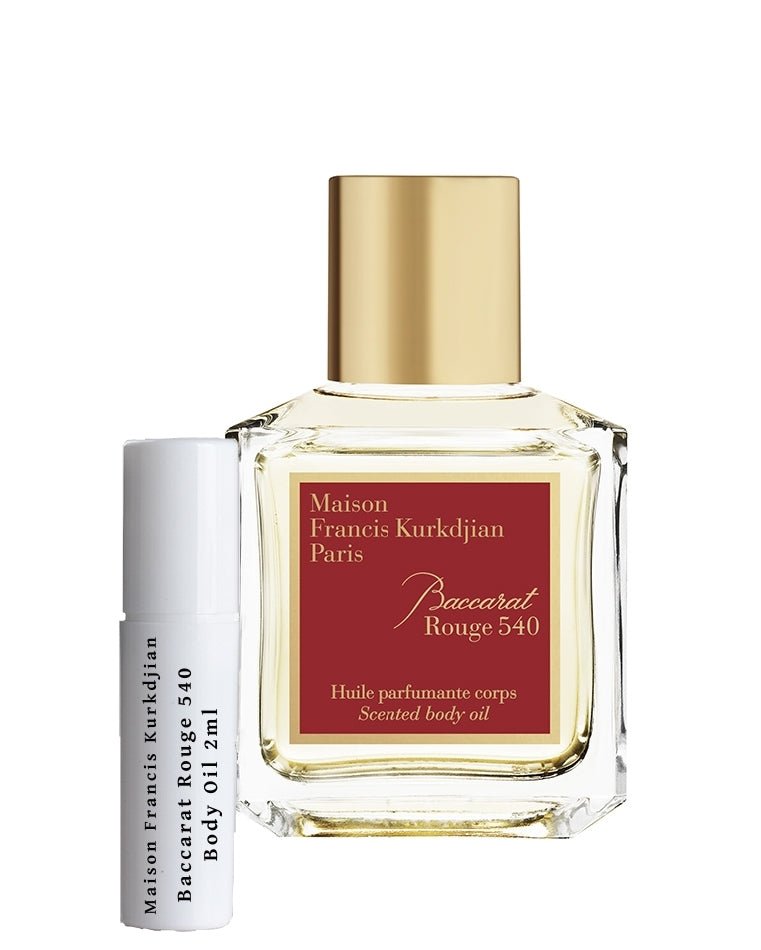 Δείγμα λαδιού σώματος Maison Francis Kurkdjian Baccarat Rouge 540 2ml