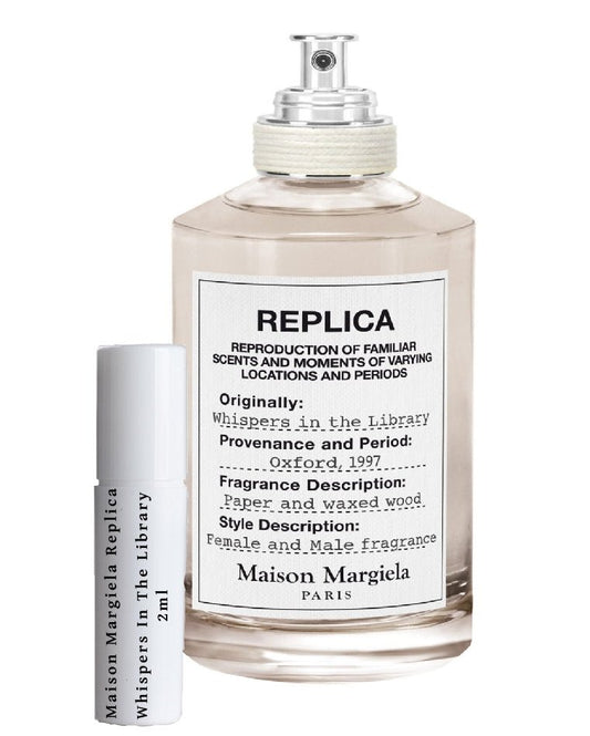 Maison Margiela Replica Ψίθυροι στη Βιβλιοθήκη δείγμα 2ml