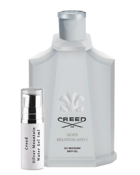 Δείγματα αφρόλουτρου Creed Silver Mountain Water